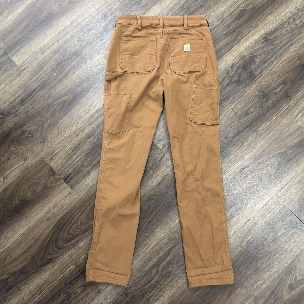 Carhartt Carpenter Work Pants Brown Relaxed Fit Women’s Size 6
